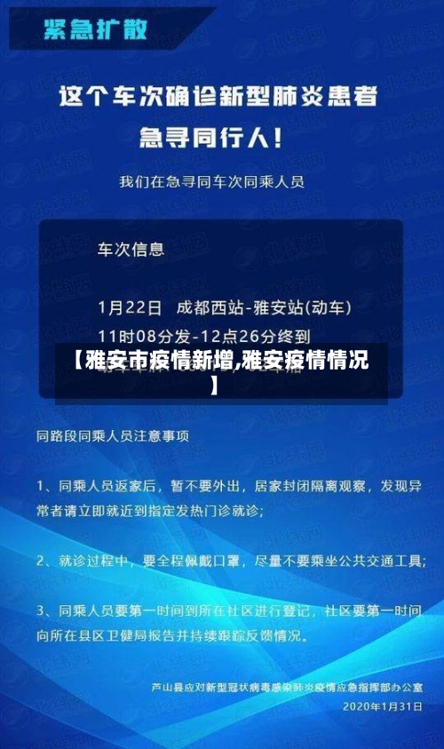 【雅安市疫情新增,雅安疫情情况】-第2张图片