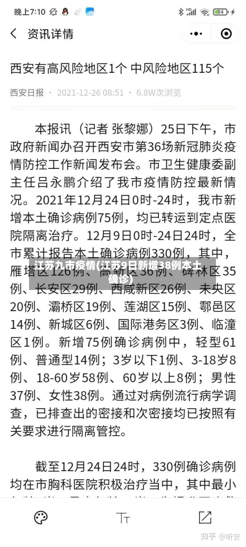 江苏九市疫情(江苏9日新增38例本土确诊)-第1张图片