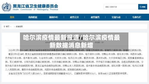 哈尔滨疫情最新报道/哈尔滨疫情最新数据消息新增-第2张图片