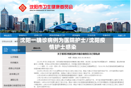 沈阳一确诊病例为医院护士/沈阳疫情护士感染-第2张图片