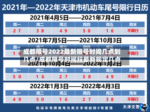 成都限号2022最新限号时间几点到几点/成都限号时间段最新规定几点-第1张图片