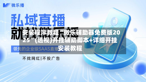安装程序教程“微乐辅助器免费版2025”(透视)开挂辅助脚本+详细开挂安装教程-第1张图片