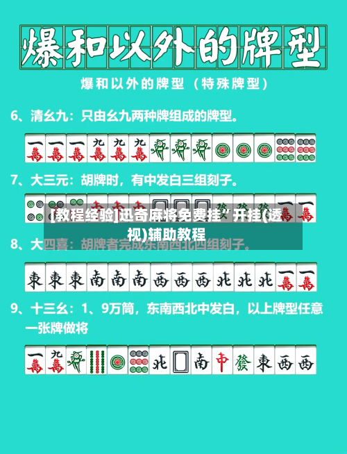 [教程经验]迅奇麻将免费挂	”开挂(透视)辅助教程-第2张图片