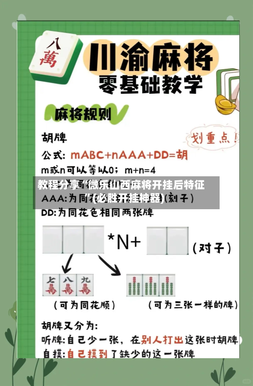 教程分享“微乐山西麻将开挂后特征”(必胜开挂神器)-第2张图片
