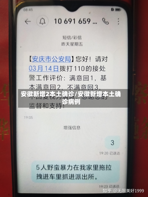 安徽新增2本土确诊/安徽新增本土确诊病例-第1张图片