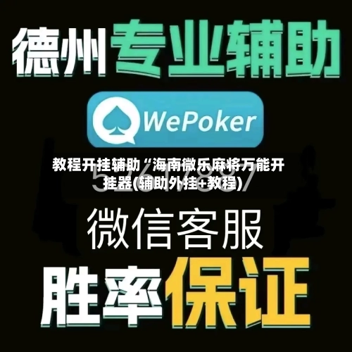 教程开挂辅助“海南微乐麻将万能开挂器(辅助外挂+教程)-第2张图片