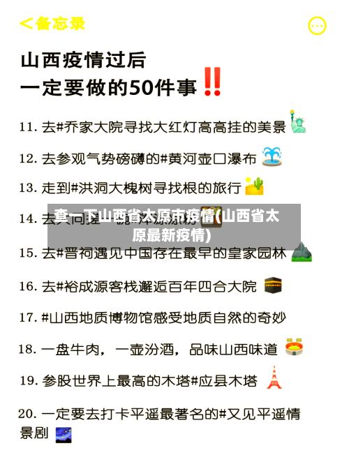 查一下山西省太原市疫情(山西省太原最新疫情)-第2张图片
