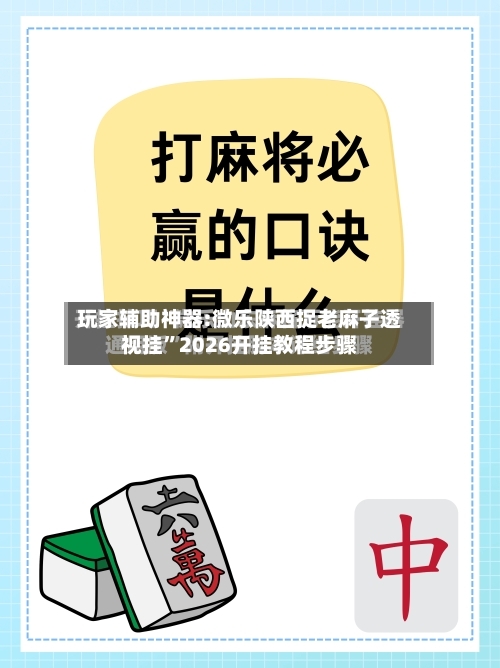 玩家辅助神器:微乐陕西捉老麻子透视挂”2026开挂教程步骤-第1张图片