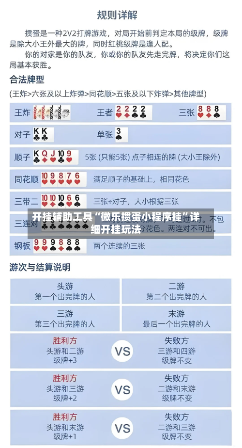 开挂辅助工具“微乐掼蛋小程序挂”详细开挂玩法-第1张图片