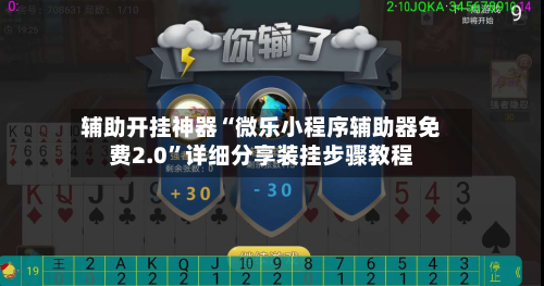 辅助开挂神器“微乐小程序辅助器免费2.0”详细分享装挂步骤教程-第3张图片