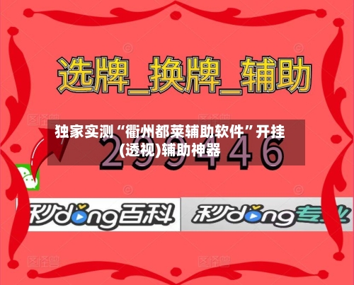 独家实测“衢州都莱辅助软件”开挂(透视)辅助神器-第1张图片