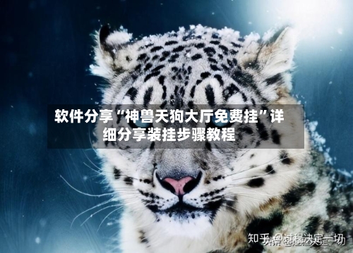 软件分享“神兽天狗大厅免费挂”详细分享装挂步骤教程-第1张图片