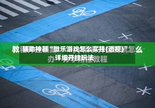 辅助神器“微乐游戏怎么买挂(透视)	”详细开挂玩法-第1张图片