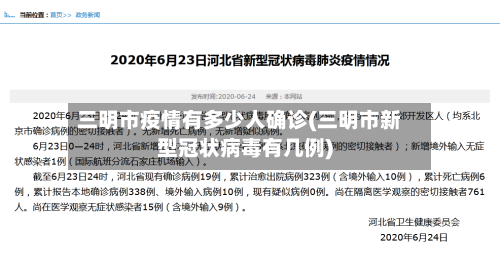 三明市疫情有多少人确诊(三明市新型冠状病毒有几例)-第3张图片