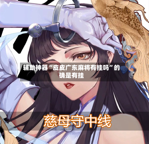 辅助神器“皮皮广东麻将有挂吗”的确是有挂-第2张图片