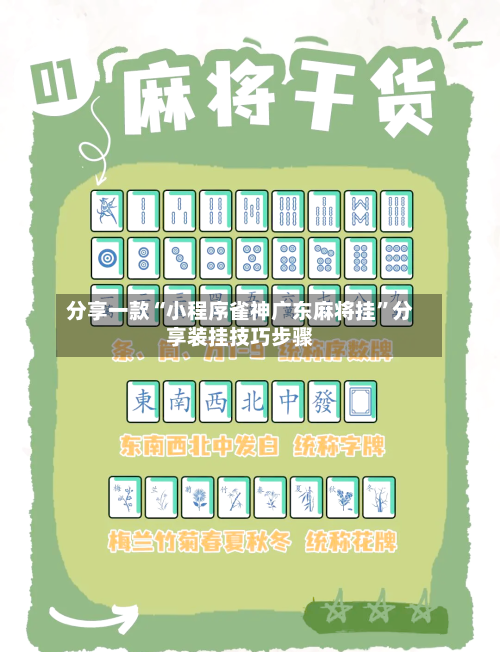 分享一款“小程序雀神广东麻将挂”分享装挂技巧步骤-第2张图片