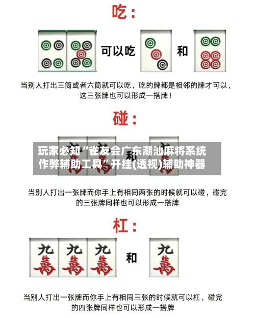 玩家必知“雀友会广东潮汕麻将系统作弊辅助工具”开挂(透视)辅助神器-第1张图片