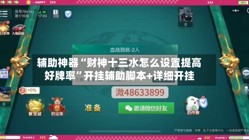 辅助神器“财神十三水怎么设置提高好牌率”开挂辅助脚本+详细开挂-第2张图片