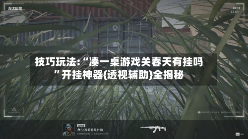 技巧玩法:“凑一桌游戏关春天有挂吗”开挂神器{透视辅助}全揭秘-第1张图片