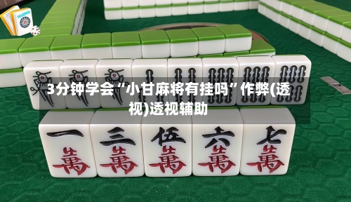 3分钟学会“小甘麻将有挂吗”作弊(透视)透视辅助-第1张图片