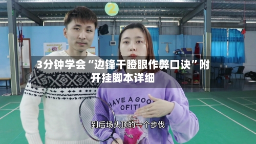 3分钟学会“边锋干瞪眼作弊口诀”附开挂脚本详细-第1张图片