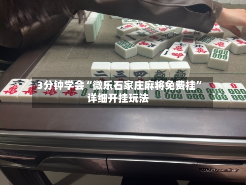3分钟学会“微乐石家庄麻将免费挂”详细开挂玩法-第2张图片