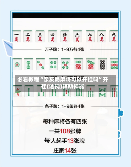 必看教程“亲友局麻将可以开挂吗”开挂(透视)辅助神器-第3张图片