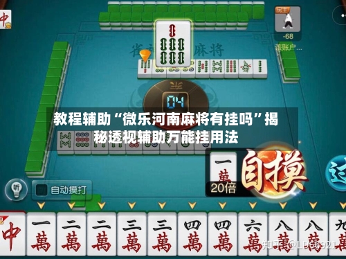 教程辅助“微乐河南麻将有挂吗”揭秘透视辅助万能挂用法-第2张图片
