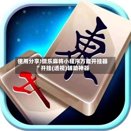 使用分享!微乐麻将小程序万能开挂器”开挂(透视)辅助神器-第2张图片