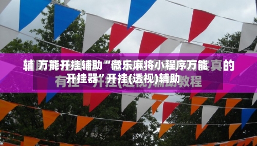 万能开挂辅助“微乐麻将小程序万能开挂器	”开挂(透视)辅助-第1张图片
