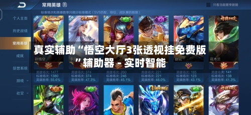 真实辅助“悟空大厅3张透视挂免费版”辅助器 - 实时智能-第2张图片
