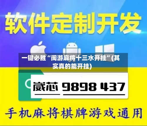 一键必胜“闽游麻将十三水开挂”(其实真的能开挂)-第2张图片