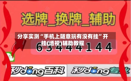 分享实测“手机上随意玩有没有挂”开挂(透视)辅助教程-第3张图片