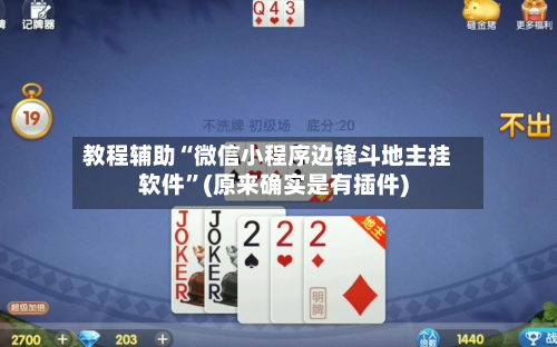 教程辅助“微信小程序边锋斗地主挂软件”(原来确实是有插件)-第2张图片
