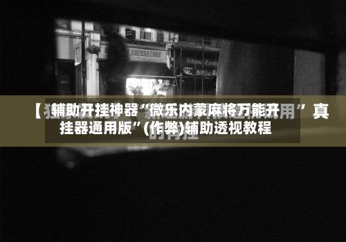 辅助开挂神器“微乐内蒙麻将万能开挂器通用版”(作弊)辅助透视教程-第3张图片