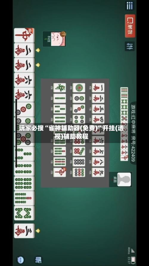 玩家必搜“雀神辅助器(免费)”开挂(透视)辅助教程-第1张图片