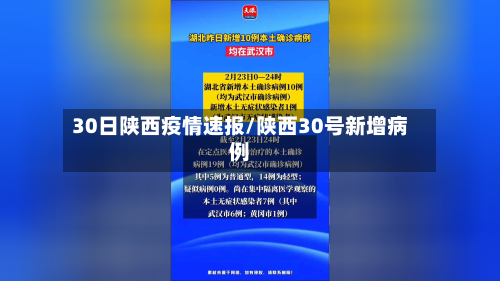 30日陕西疫情速报/陕西30号新增病例-第1张图片