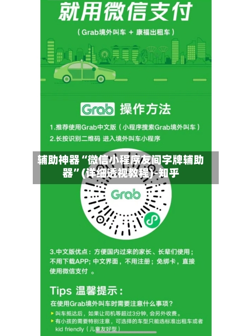 辅助神器“微信小程序友间字牌辅助器”(详细透视教程)-知乎-第1张图片