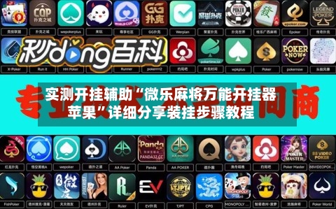 实测开挂辅助“微乐麻将万能开挂器苹果”详细分享装挂步骤教程-第1张图片