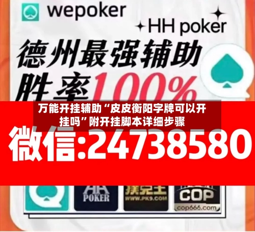 万能开挂辅助“皮皮衡阳字牌可以开挂吗”附开挂脚本详细步骤-第1张图片