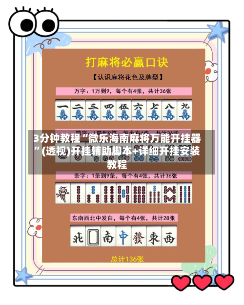3分钟教程“微乐海南麻将万能开挂器”(透视)开挂辅助脚本+详细开挂安装教程-第1张图片