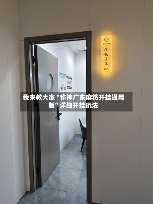 我来教大家“雀神广东麻将开挂通用版”详细开挂玩法-第1张图片