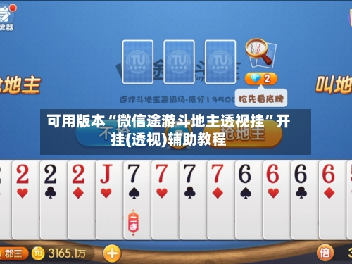 可用版本“微信途游斗地主透视挂	”开挂(透视)辅助教程-第1张图片
