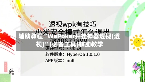 辅助教程“WePoker开挂神器透视(透视)”(必备工具)辅助教学-第2张图片