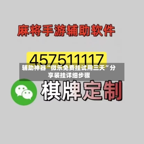 辅助神器“微乐免费挂试用三天	”分享装挂详细步骤-第1张图片