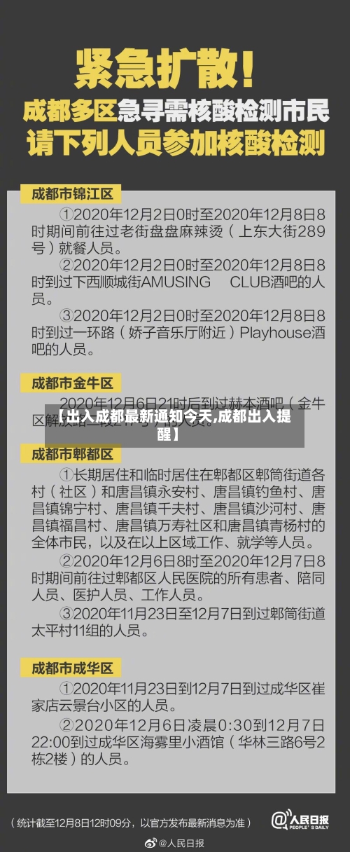 【出入成都最新通知今天,成都出入提醒】-第2张图片