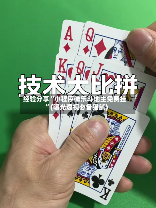 经验分享“小程序微乐斗地主免费挂	”(曝光透视必备猫腻)-第1张图片