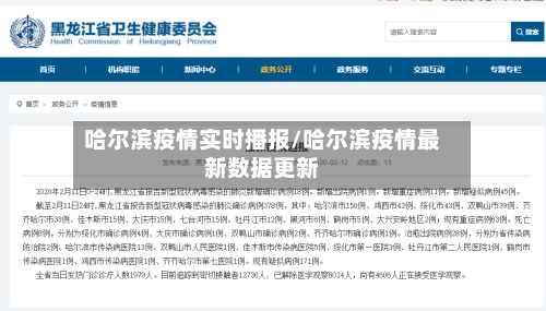 哈尔滨疫情实时播报/哈尔滨疫情最新数据更新-第2张图片