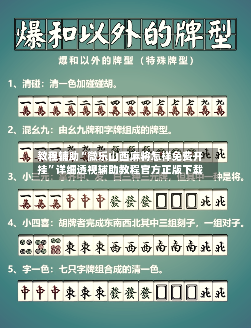 教程辅助“微乐山西麻将怎样免费开挂	”详细透视辅助教程官方正版下载-第1张图片