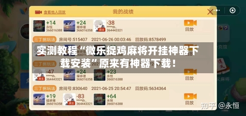实测教程“微乐捉鸡麻将开挂神器下载安装”原来有神器下载！-第2张图片